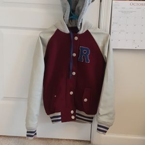 Baseball hoodie jacket